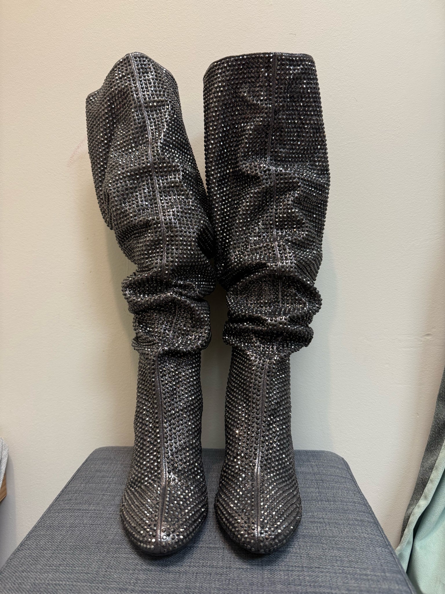 9 INC Charcoal Boots