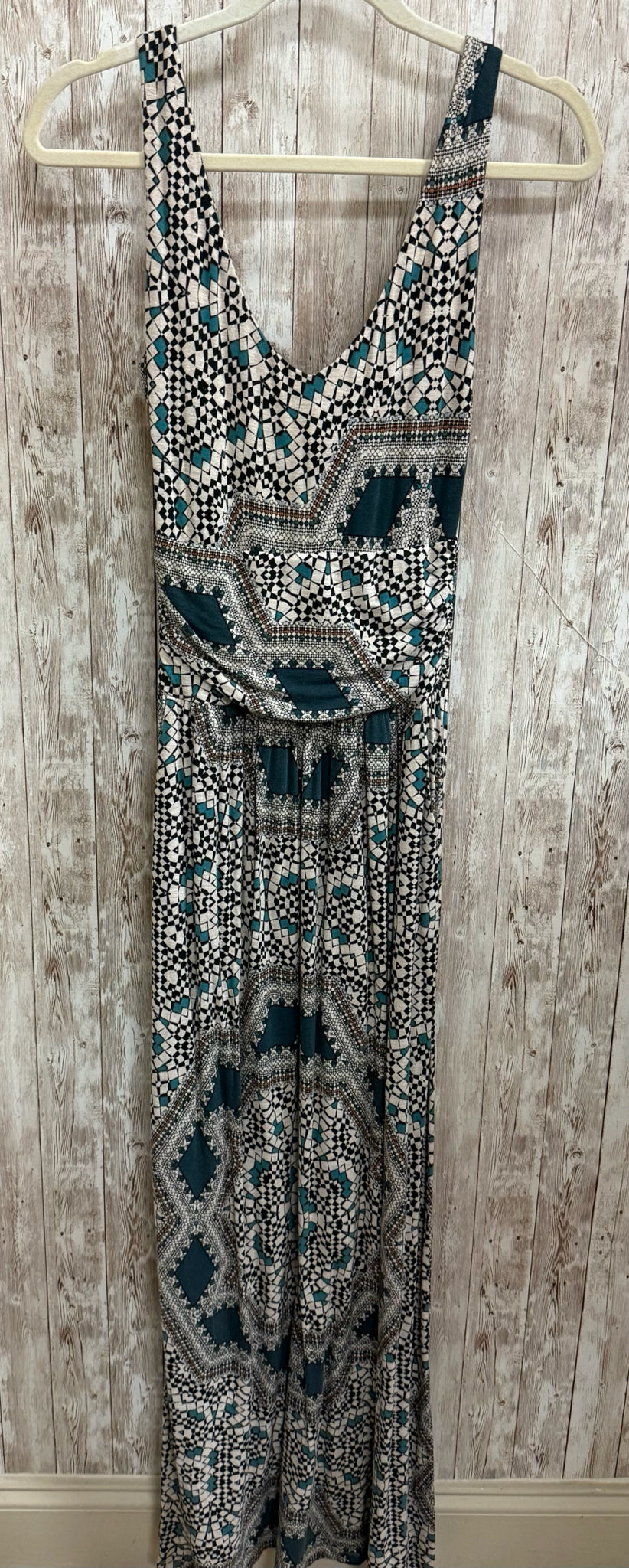 Size XS MAEVE Teal Print Dress