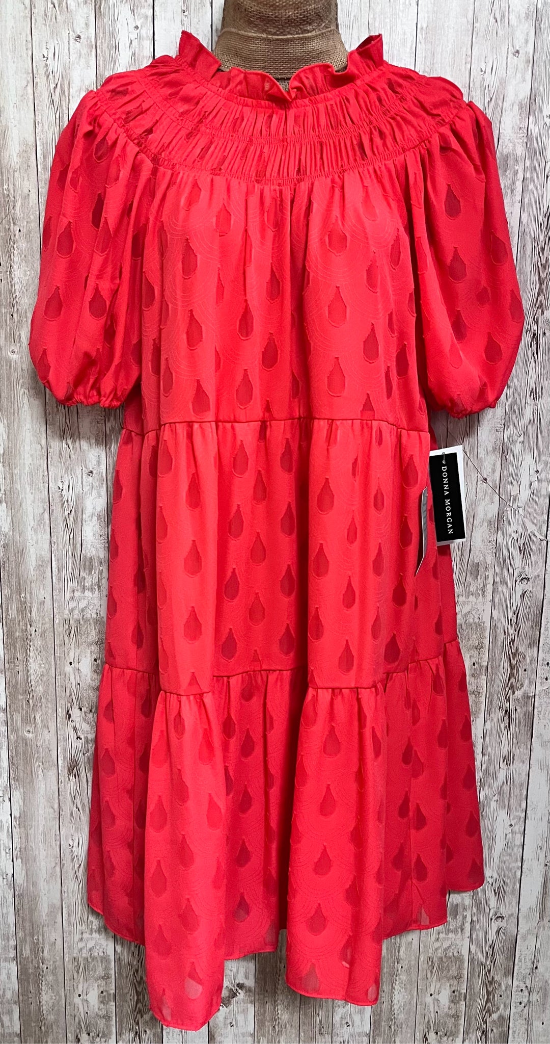 Size 10 DONNA MORGAN Red Dress