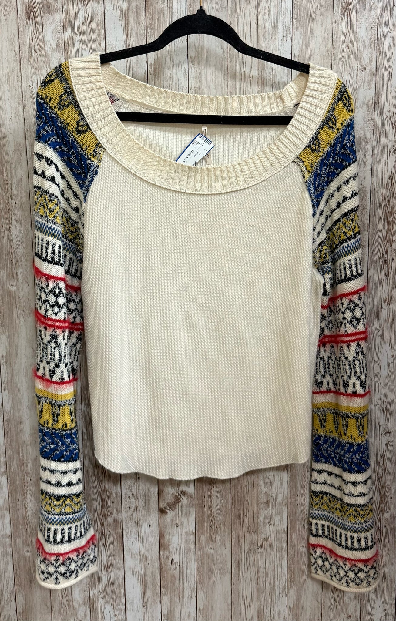 WE THE FREE Size L Cream Sweater
