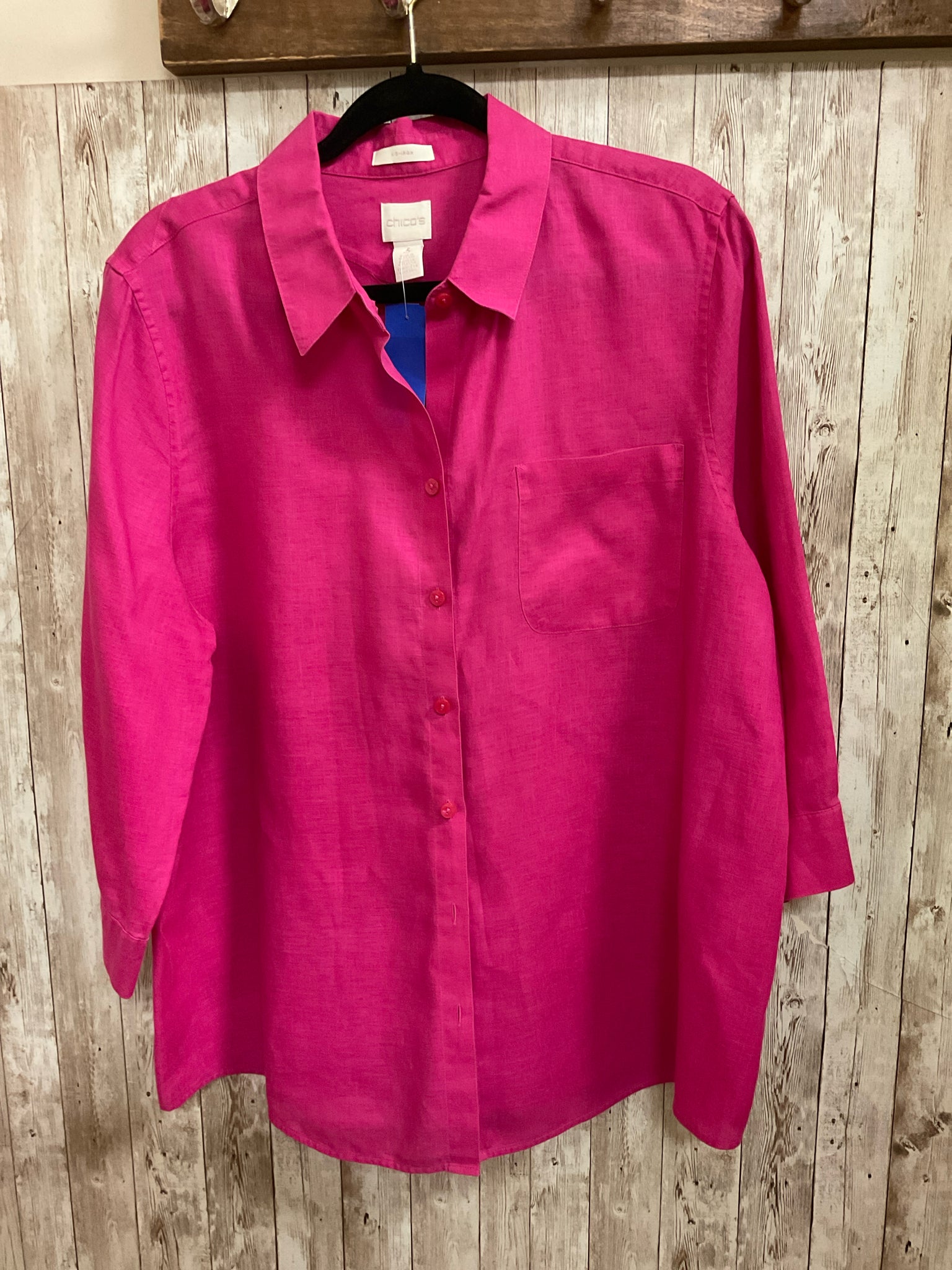 Size XL CHICO'S Pink Blouse