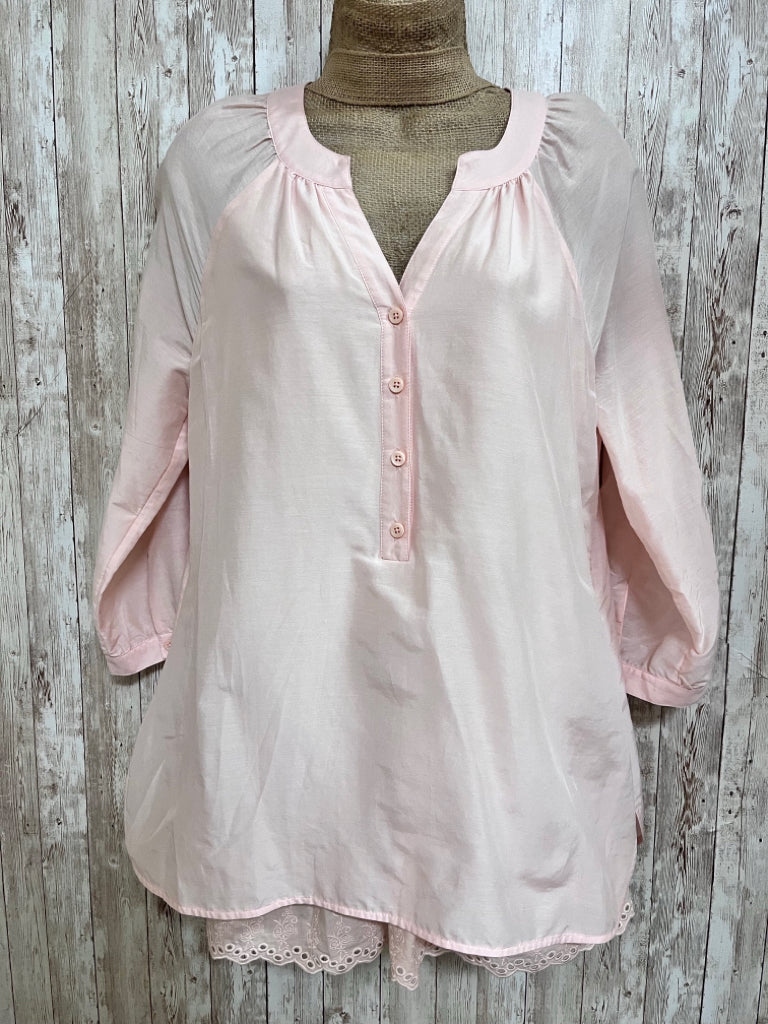 SOFT SURROUNDINGS Size PM Blush Top