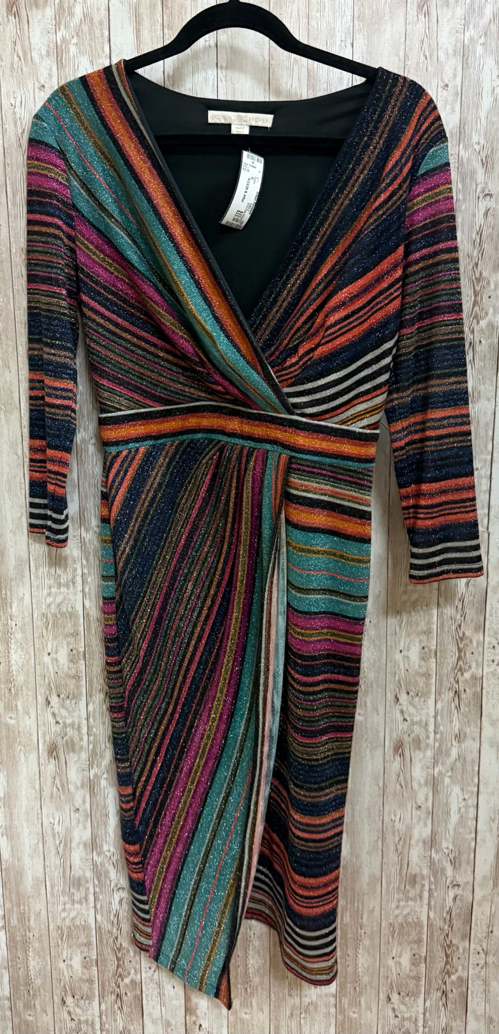 Size S BOSTON PROPER Multi stripe Dress