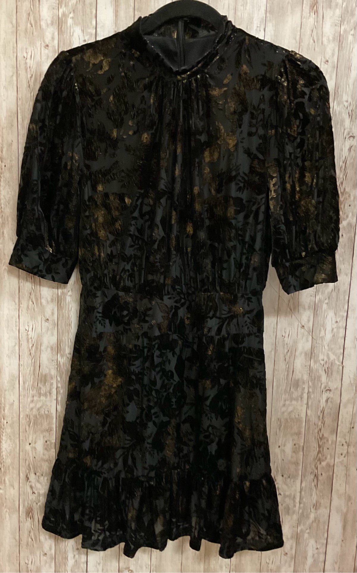 Size S FATE BLACK AND GOLD Dress