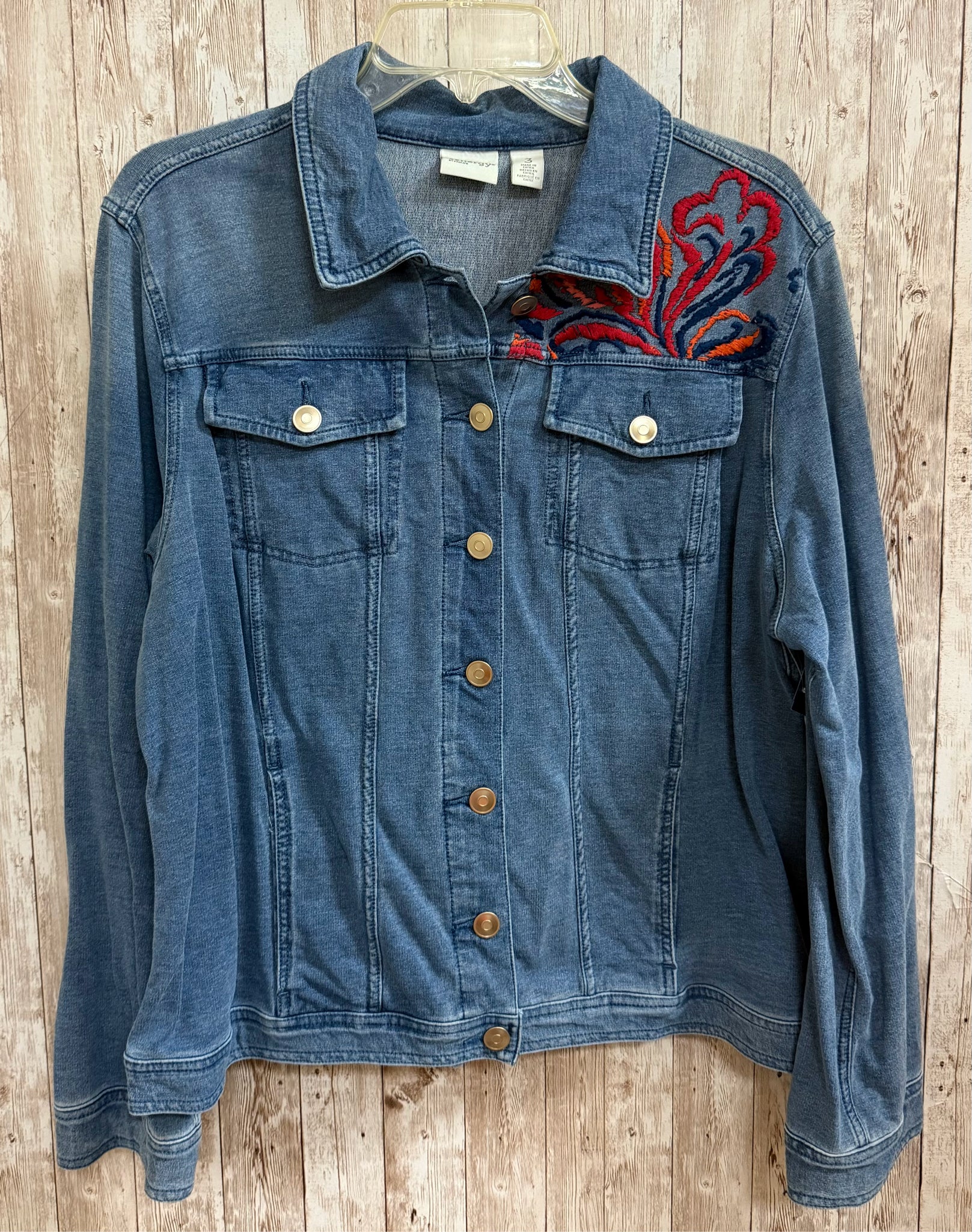 Size XL CHICO'S Denim Jacket