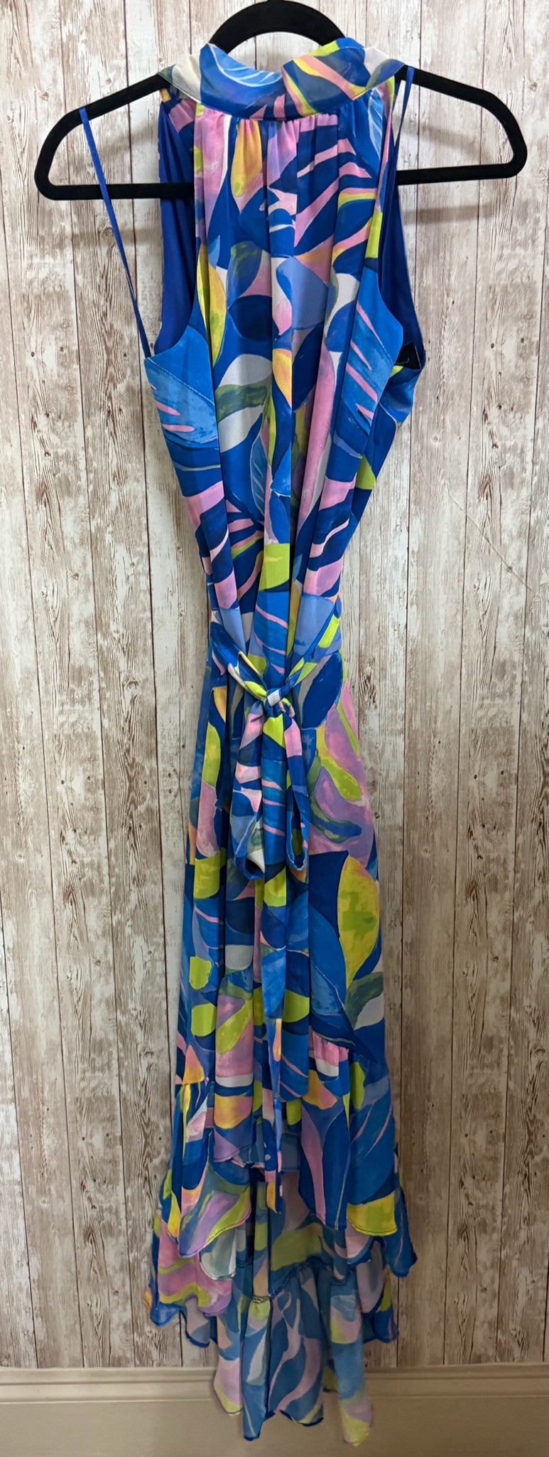 Size 12 ELIZA J Blue Print Dress