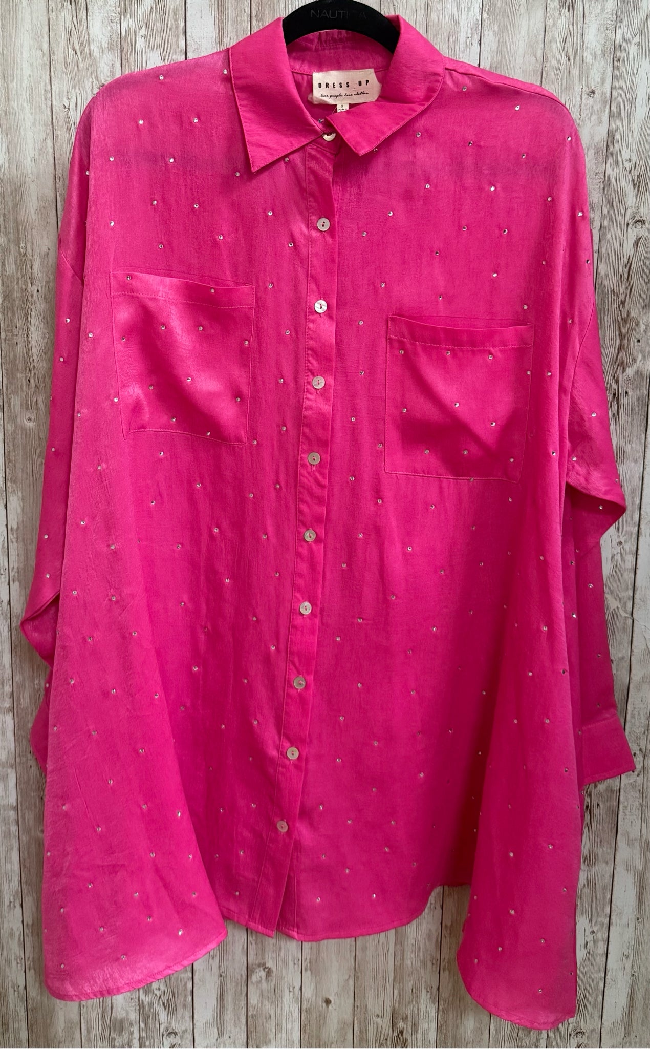 DRESS UP Hot Pink Women Size S Tunic