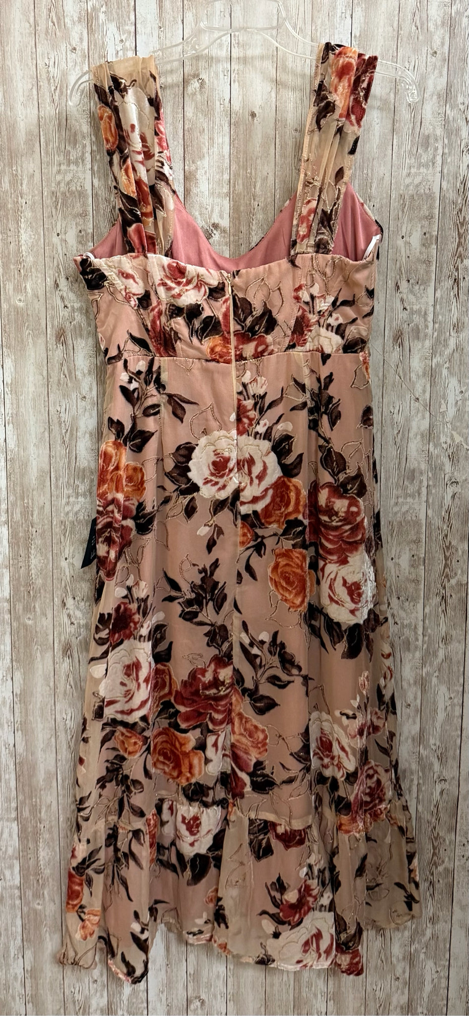 LULUS Size L BLUSH AND BROWN Dress