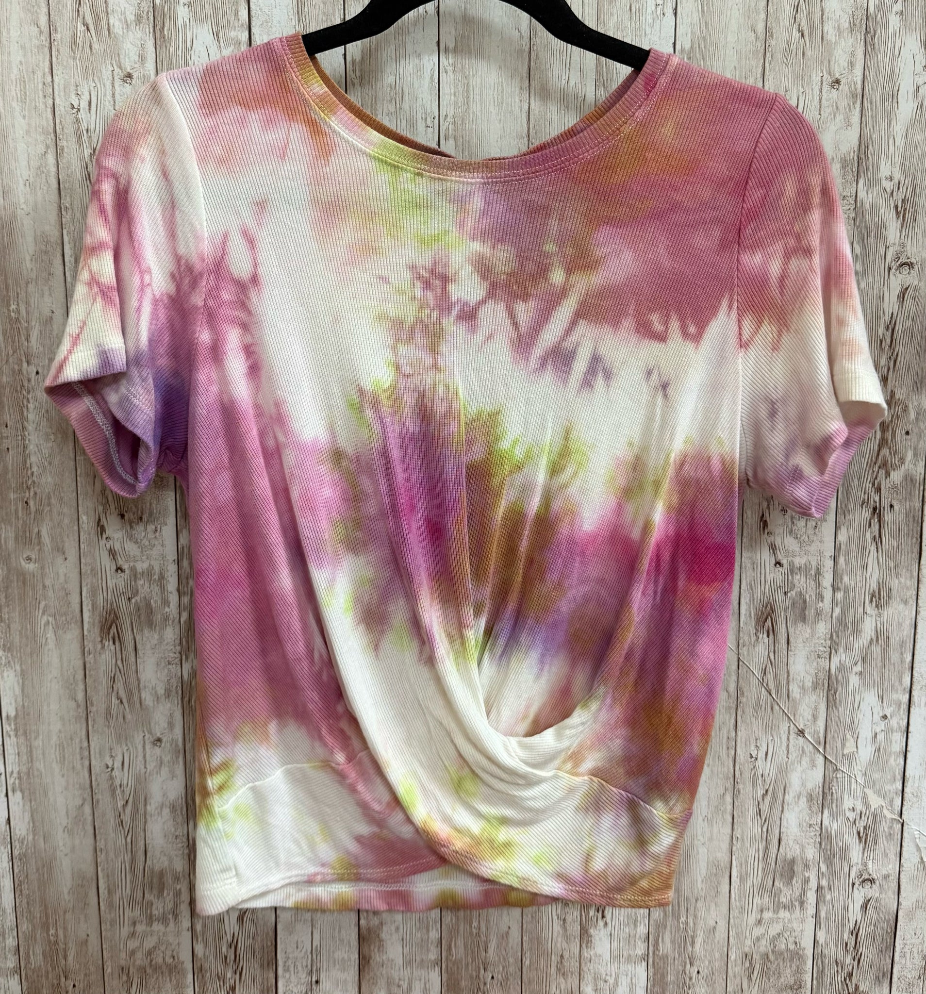 Size M MARINE LAYER PINK AND CREAM Top