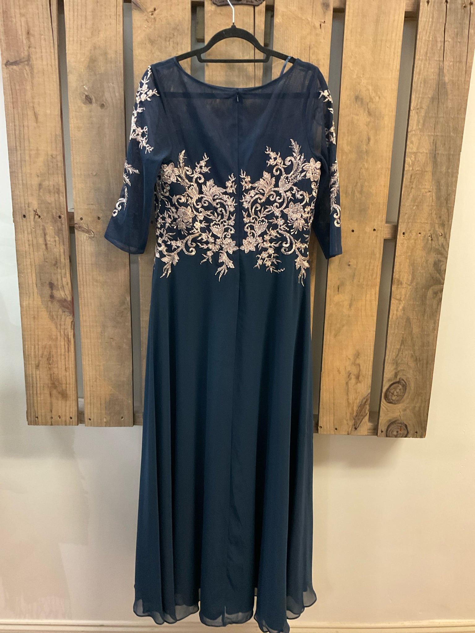 Size 12 BETSEY&ADAM Navy Dress