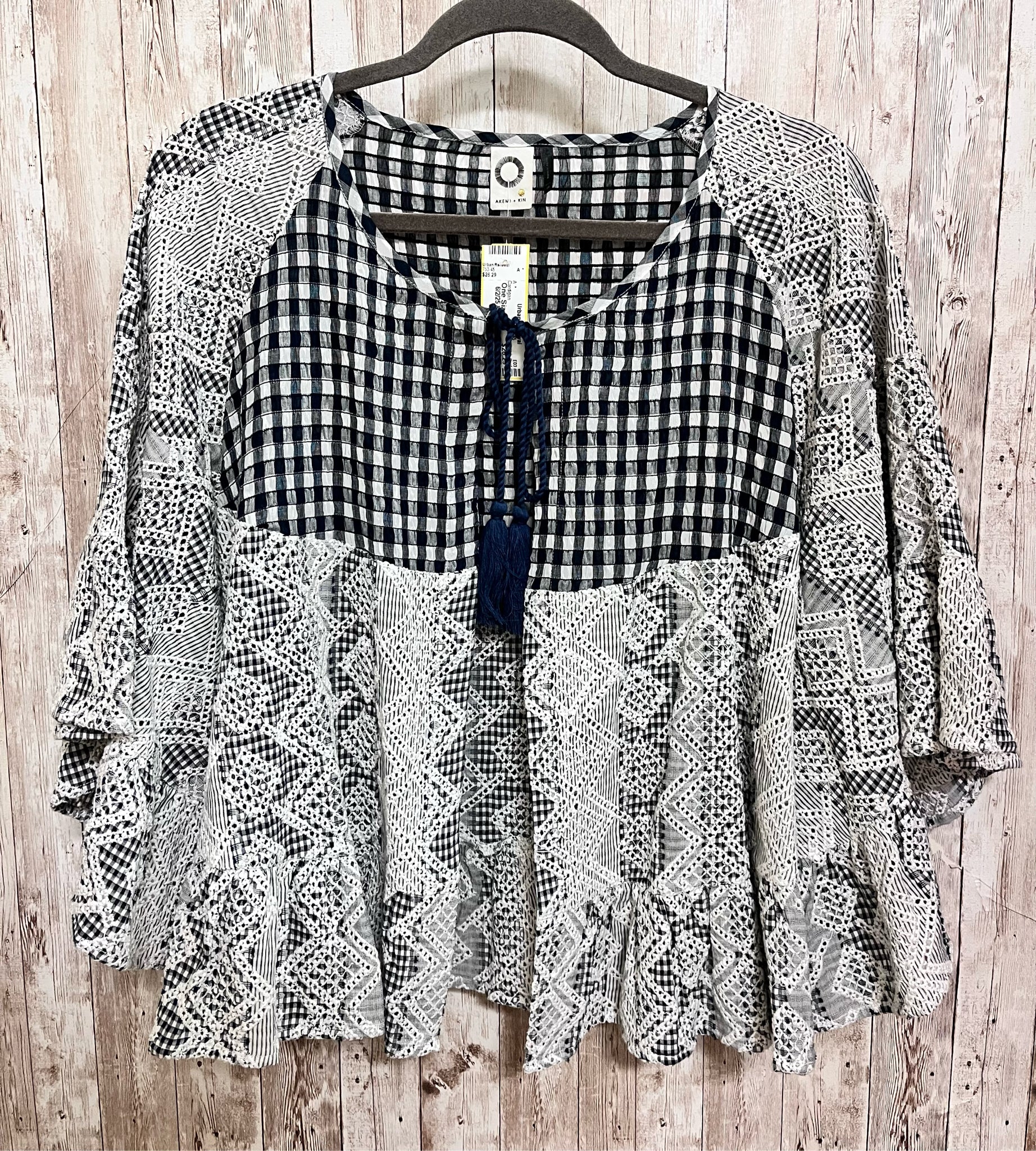 Size One Size AKEMI+KIN Blue Print Cardigan