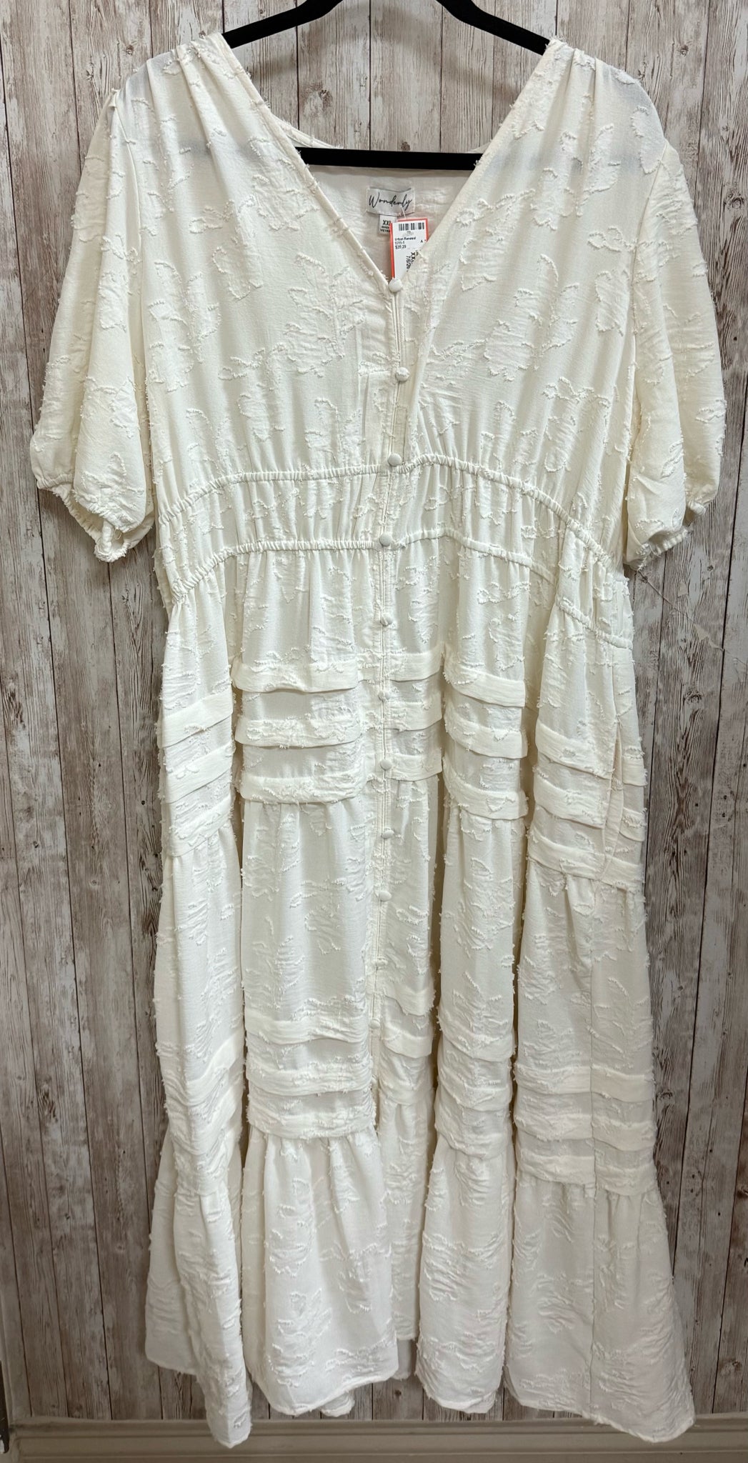 Size XXL WONDERLY Cream Dress