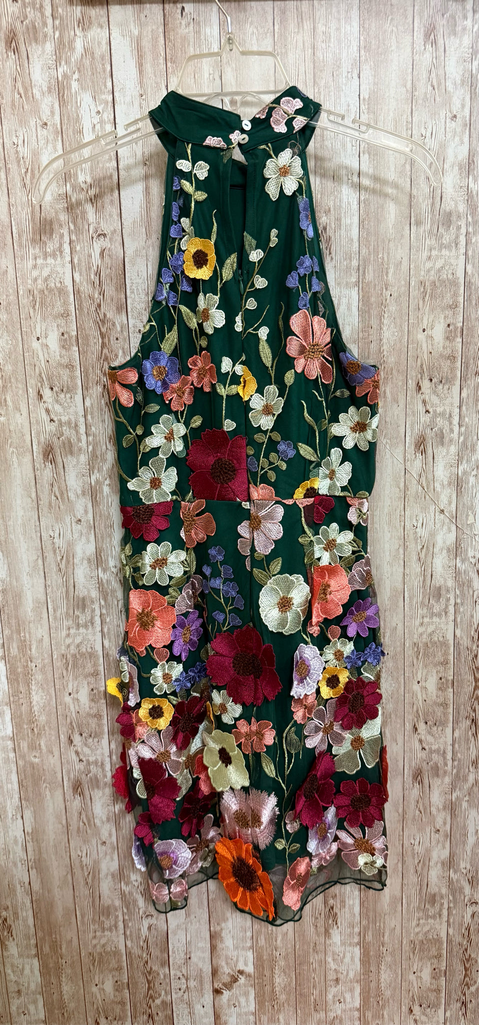 LE SYNECDOCHE Size S GREEN FLORAL Dress