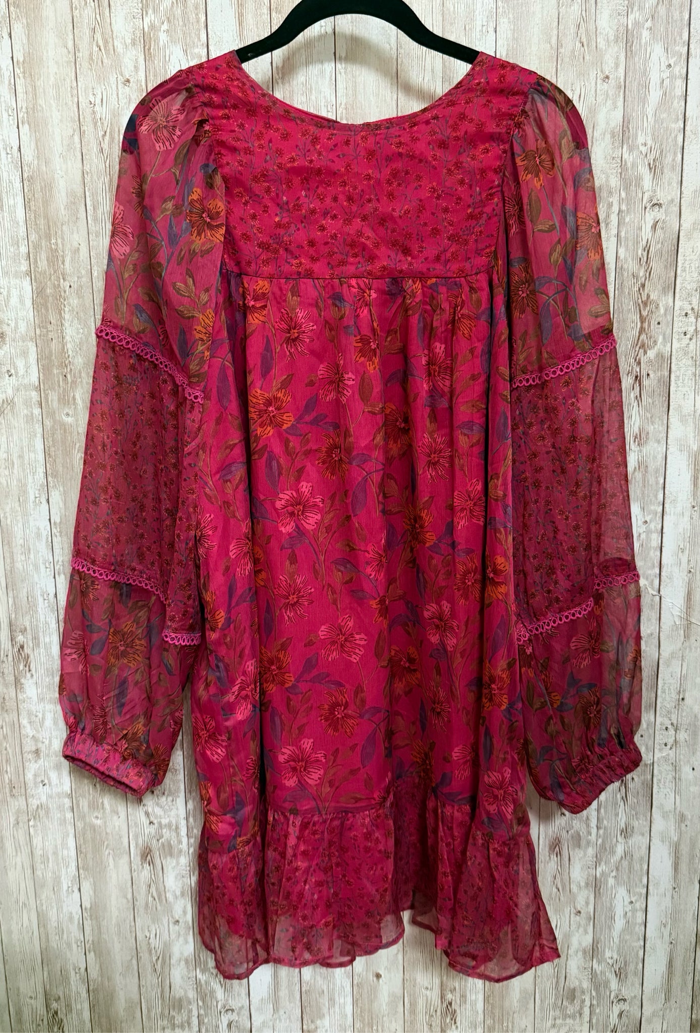 Size S HUDSON GRAY MAGENTA FLORAL Dress
