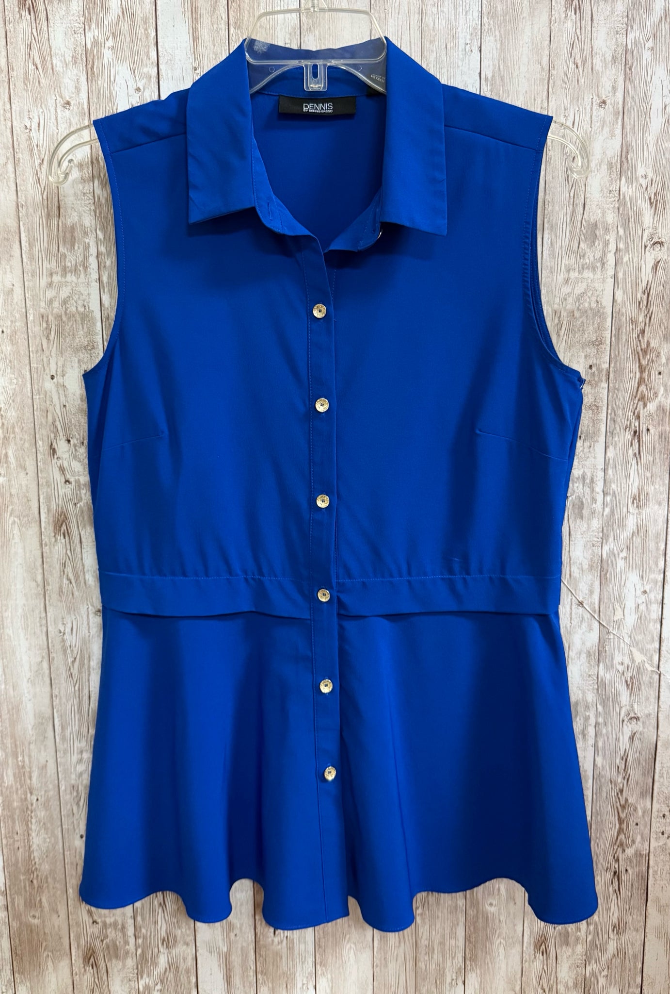 Size 6 DENNIS BASSO Royal Blue Top