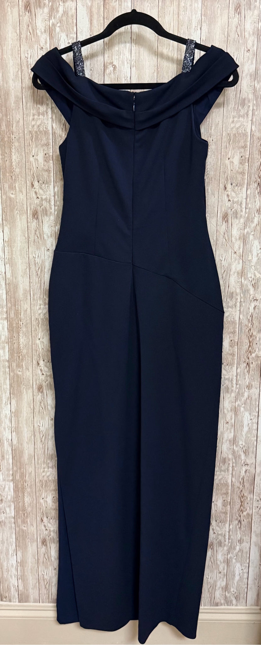 LAUREN Size 8 Navy Dress