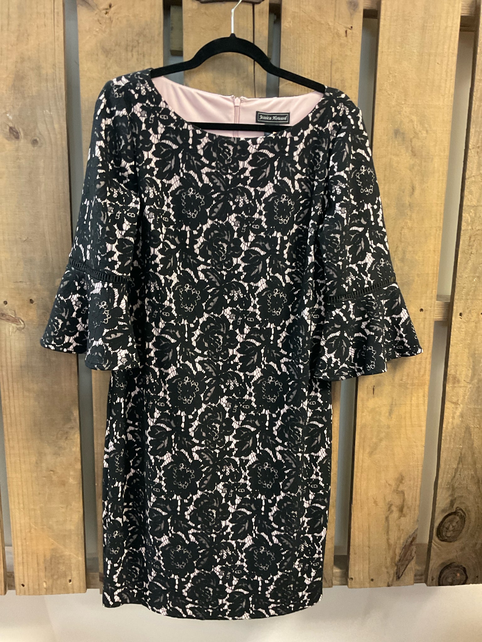 Black Lace Size 12 JESSICA HOWARD Dress