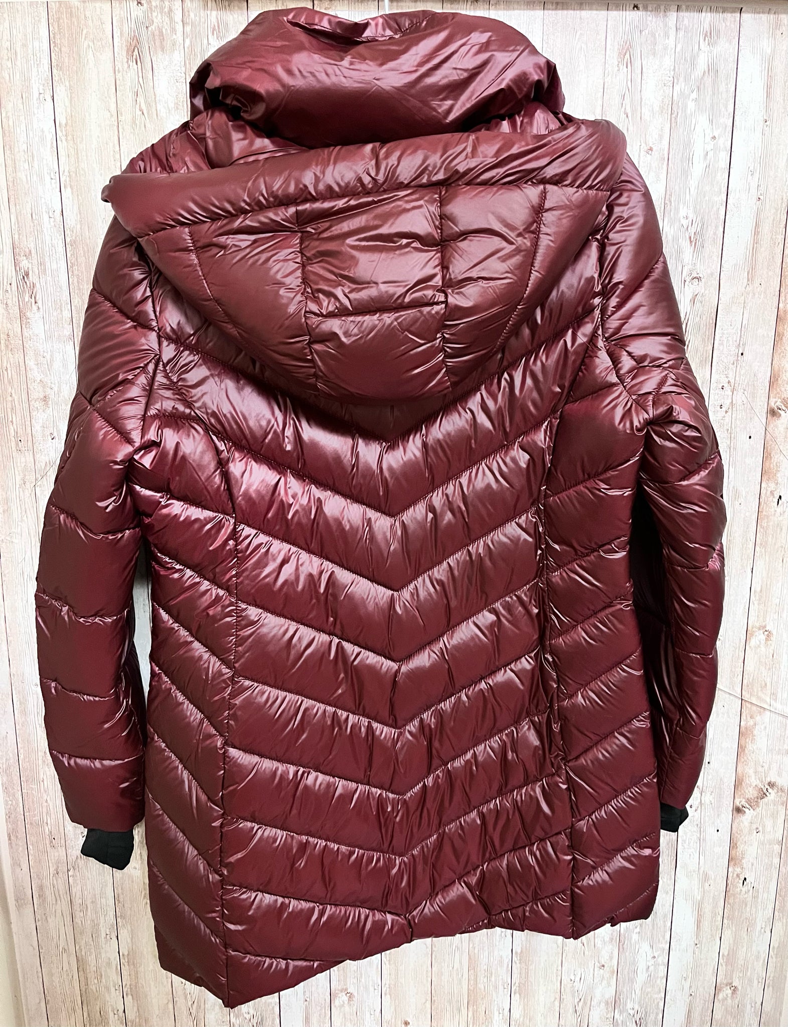 SAKS FIFTH AVENUE Burgundy Coat