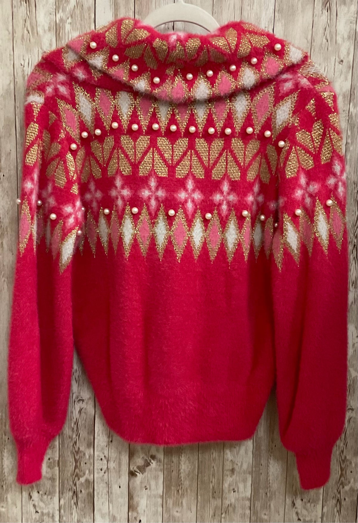 Size M BOSTON PROPER Pink Sweater