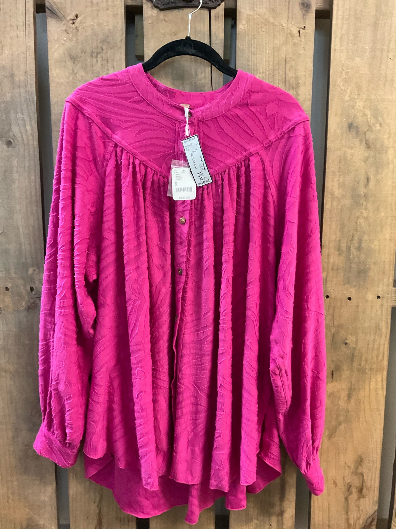 Size S FREE PEOPLE Pink Top