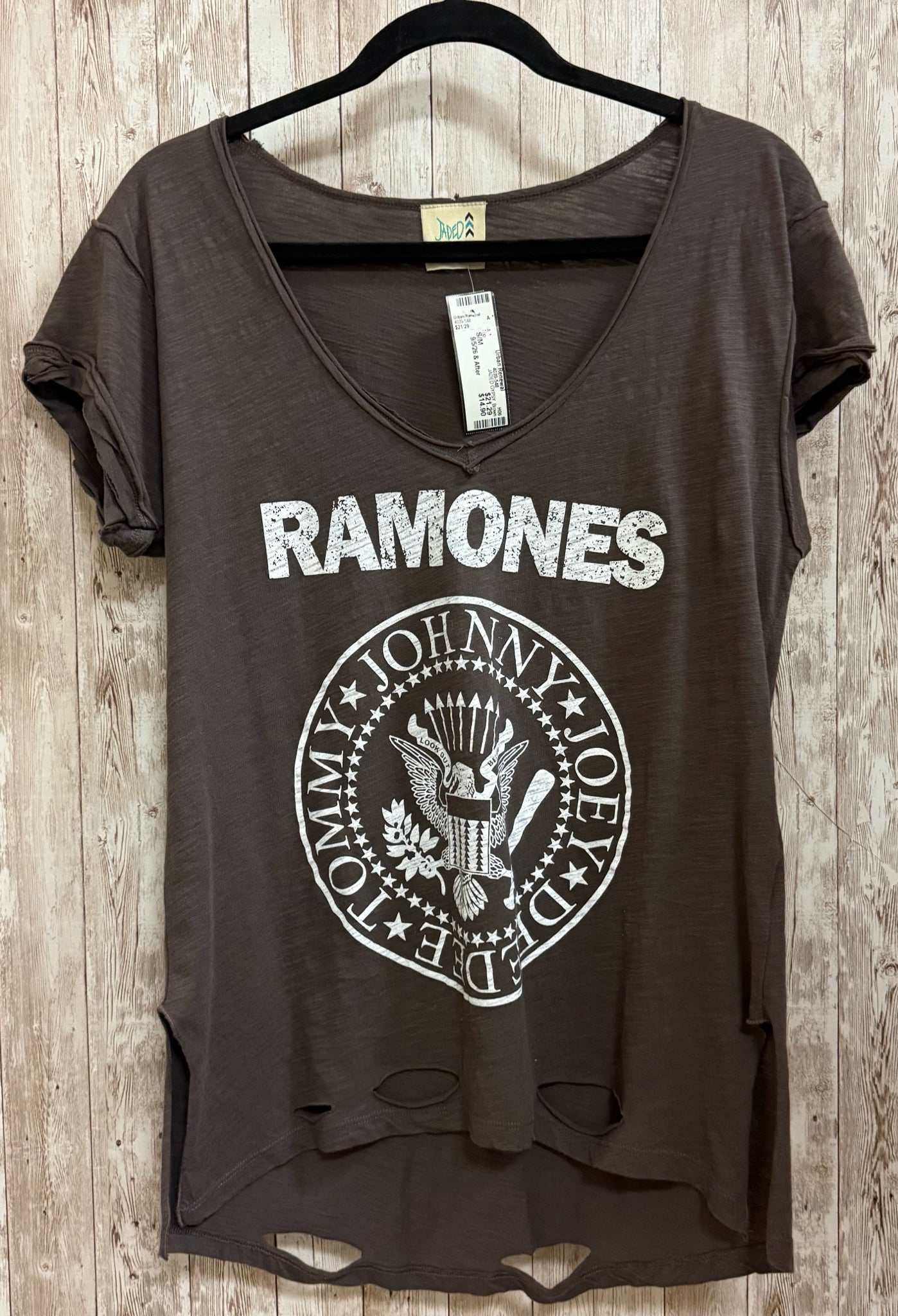 Size S/M JADED GYPSY Brown Top