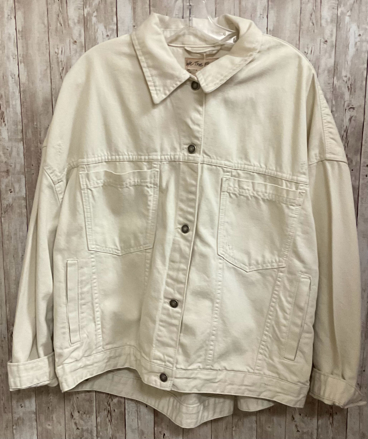 Size L WE THE FREE Cream Jacket