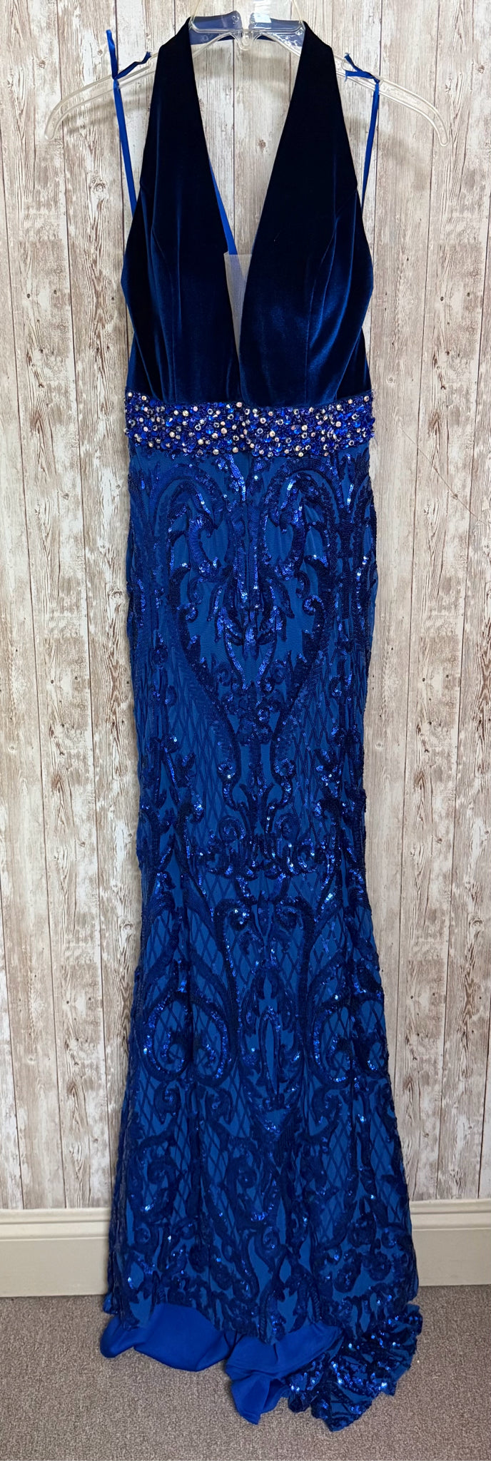 NO DESIGN Size S Royal Blue Gown/Evening Wear
