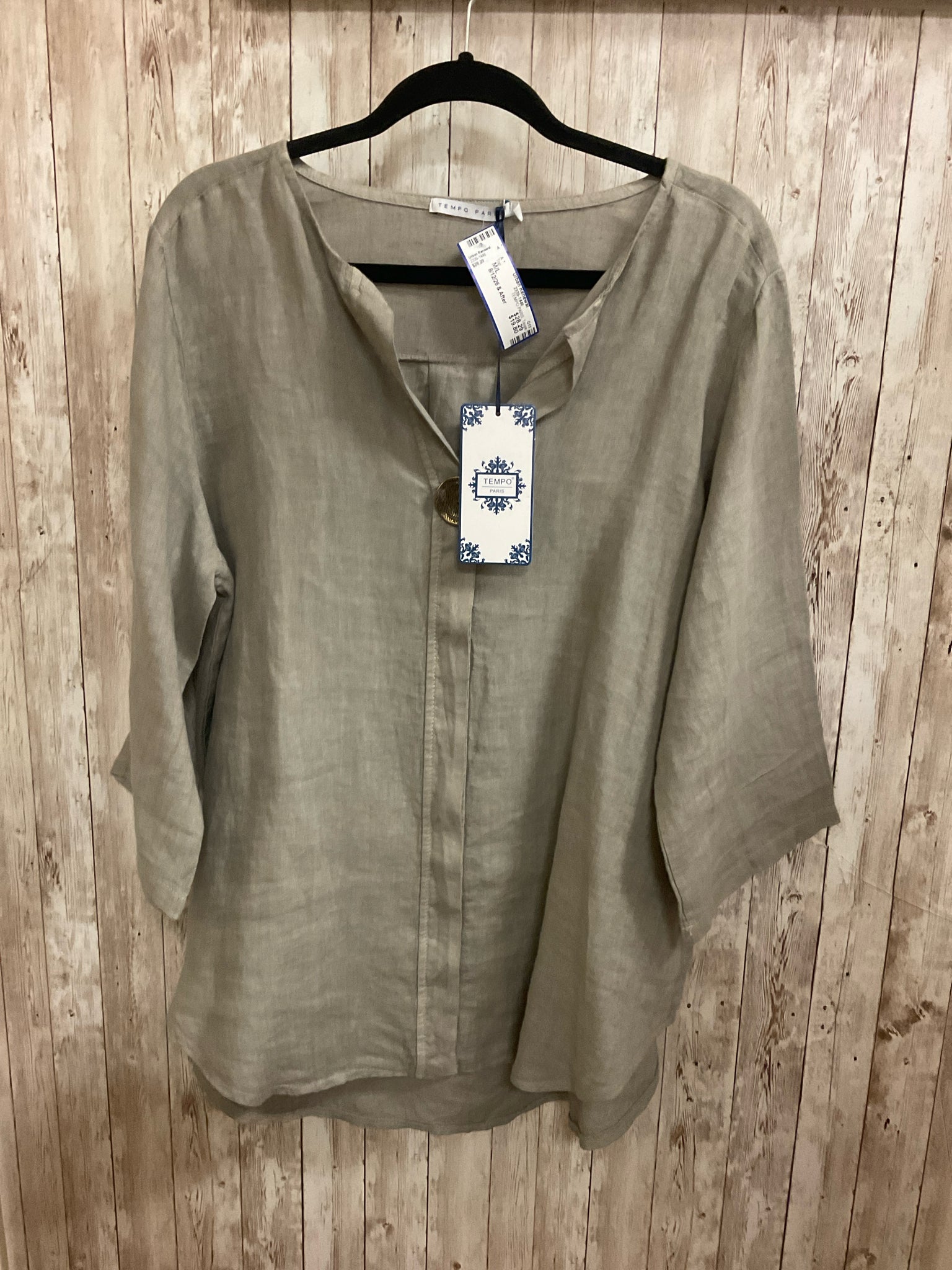 Size M/L TEMPO PARIS Taupe Top