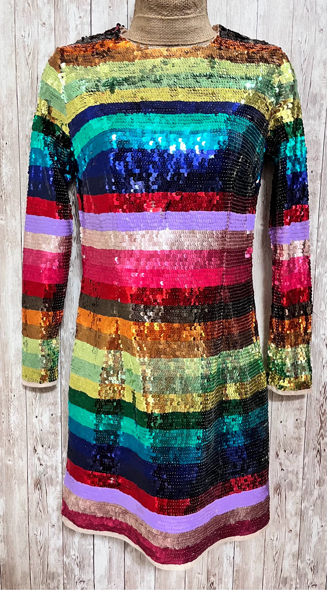 Size 2 MAC DUGGAL MULTI SHIMMER Dress