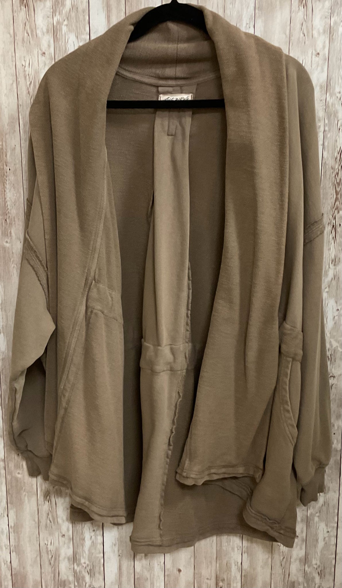 Size M FREE PEOPLE Brown Cardigan