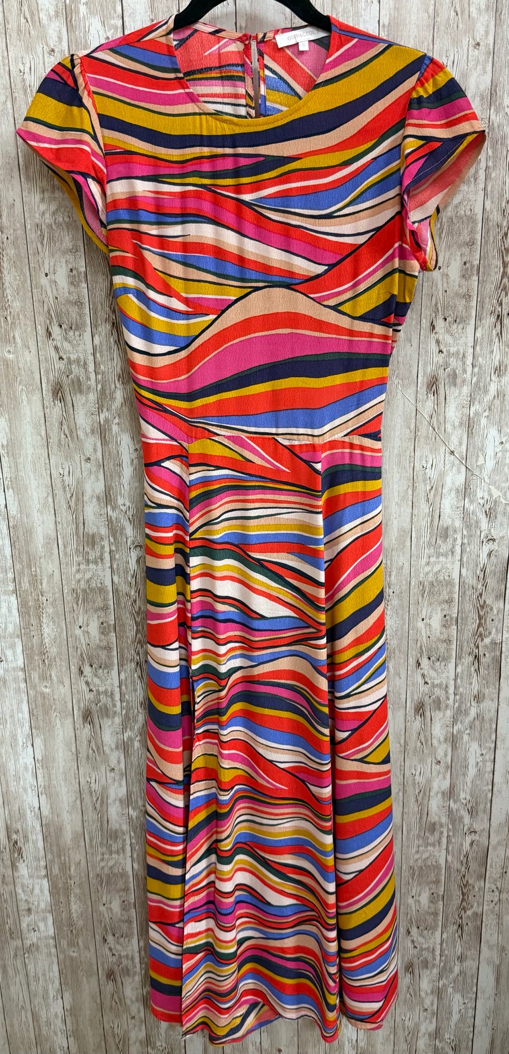 Size S OLIVACEOUS RED AND PINK Dress