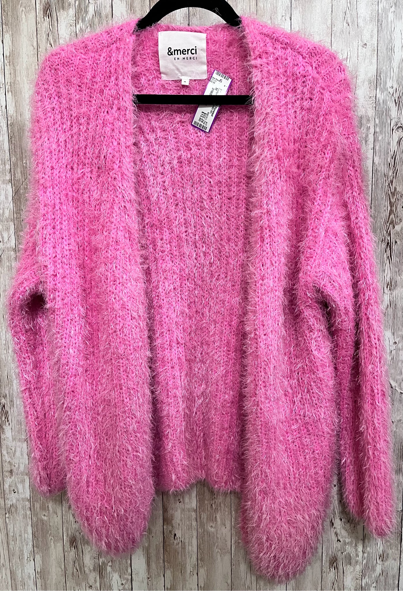 Size M &MERCI Pink Cardigan