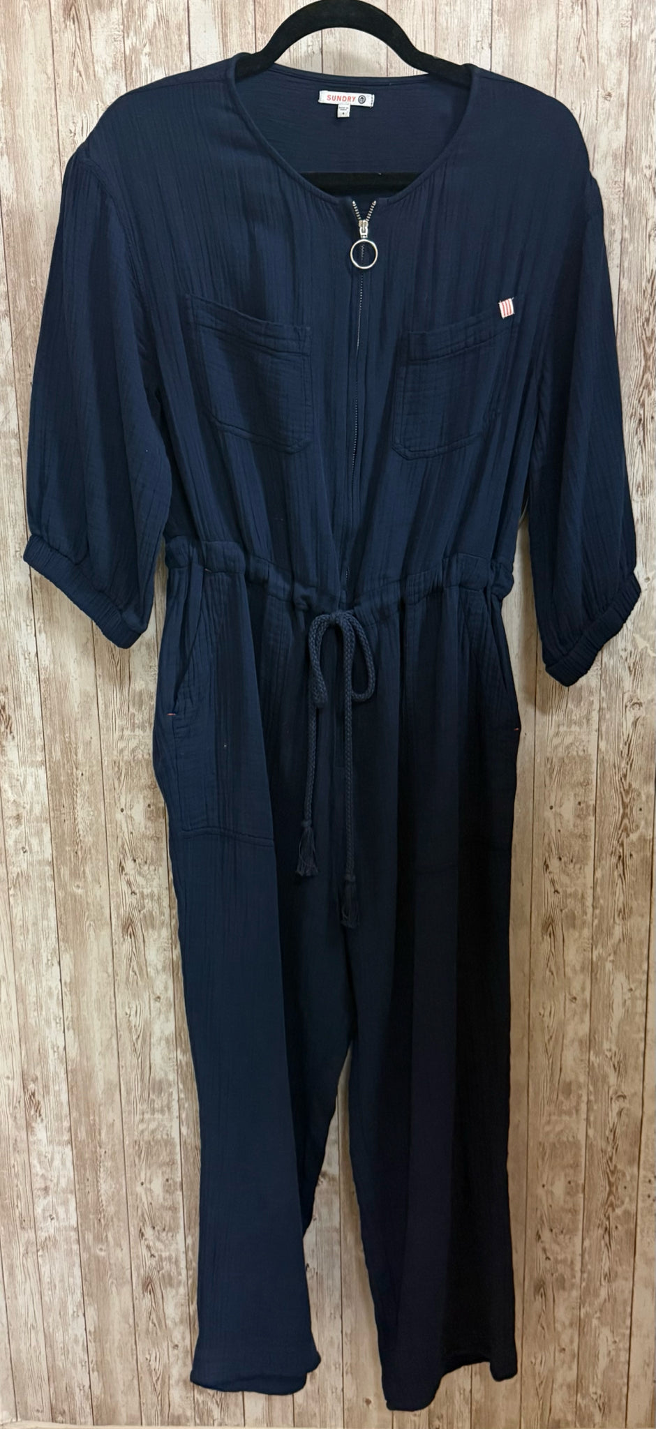 Size 4 SUNDRY Navy Jumper