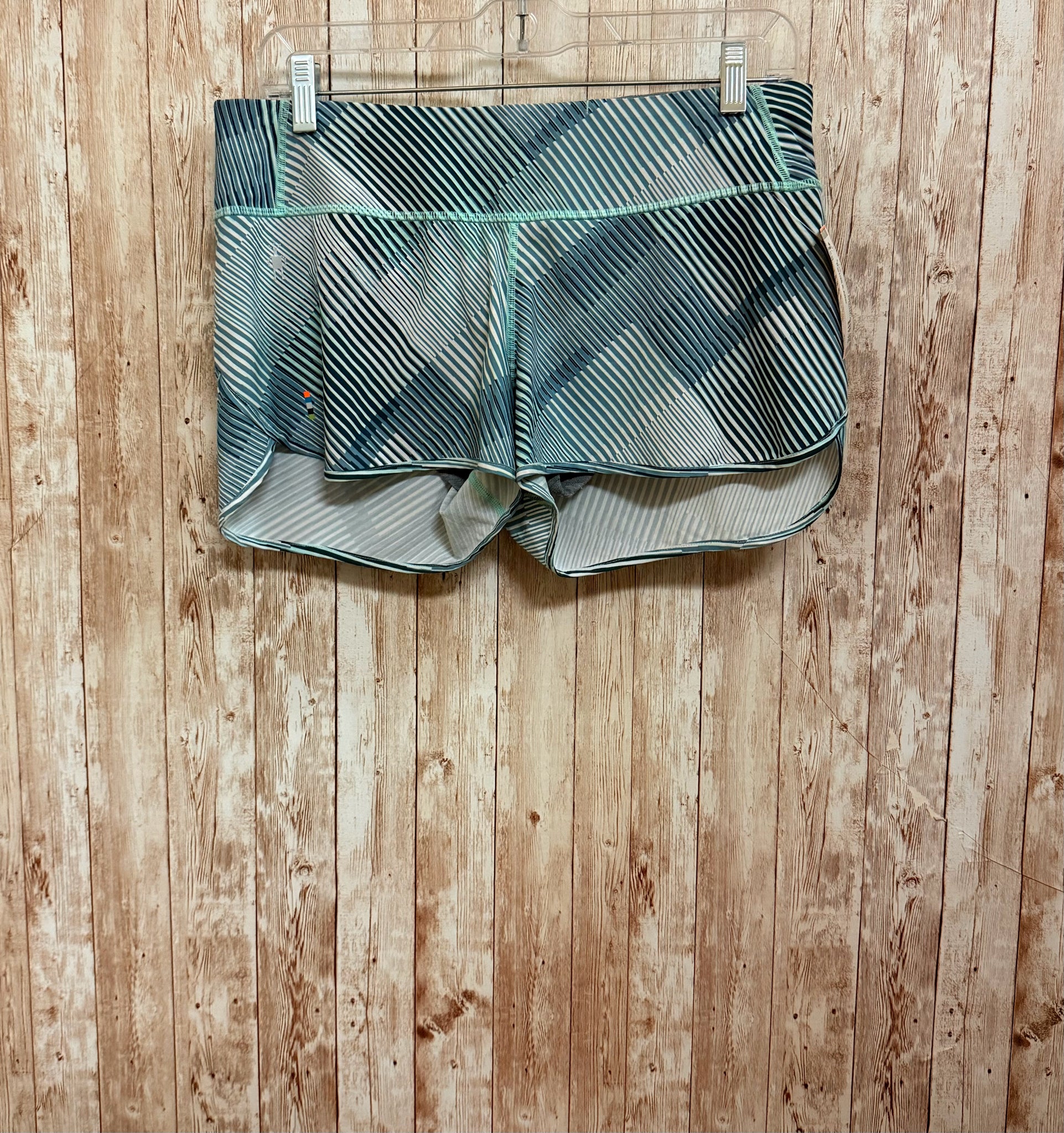 Size 8 SMARTWOOL Teal Print Shorts
