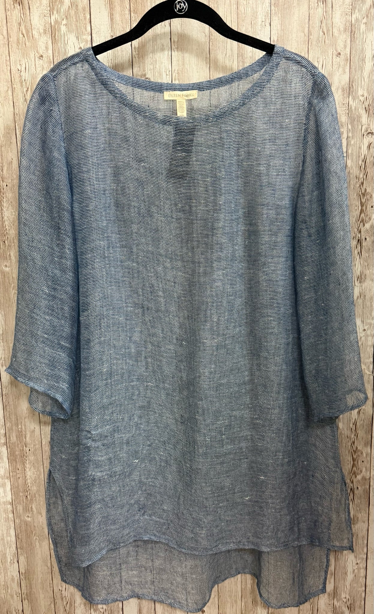 Size M EILEEN FISHER Blue Top