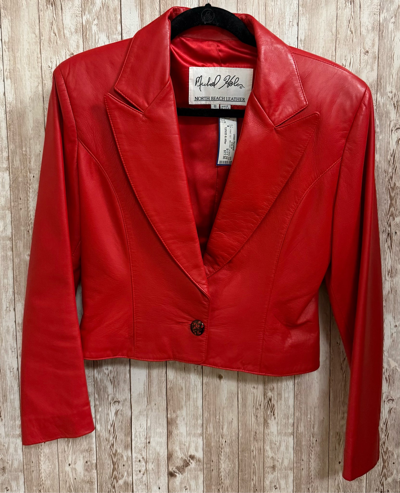 Red Size 8 MICHAEL HOBAN 2 PC PANT SET