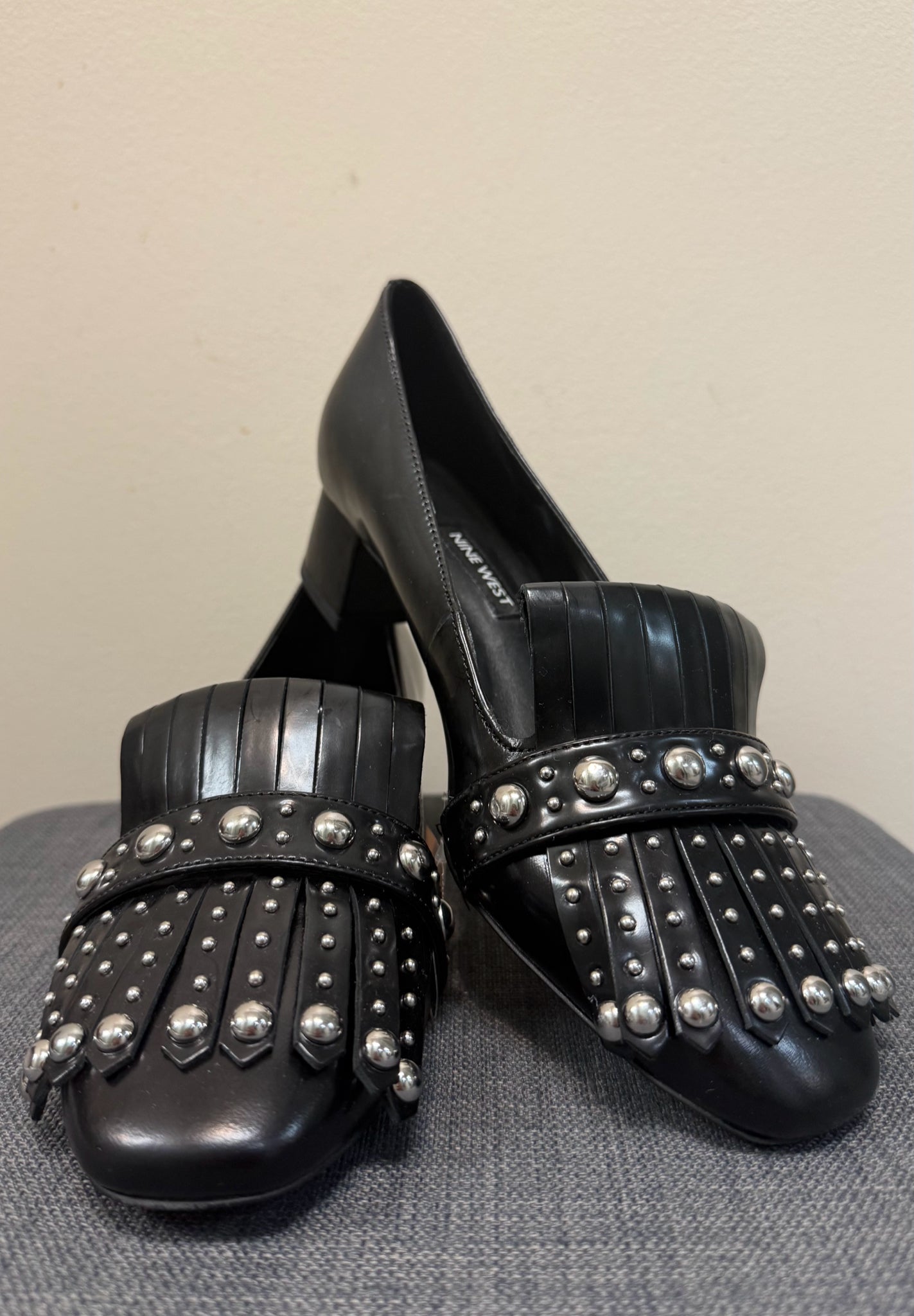 8 NINE WEST Black SHOES