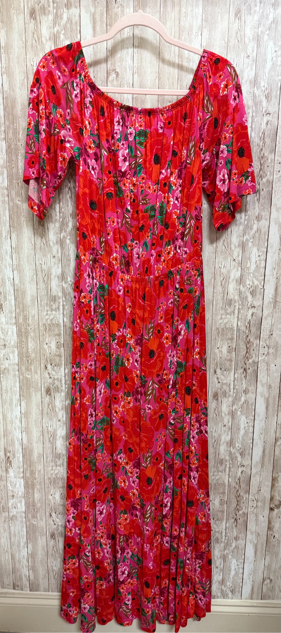LASCANA Size M RED FLORAL Dress
