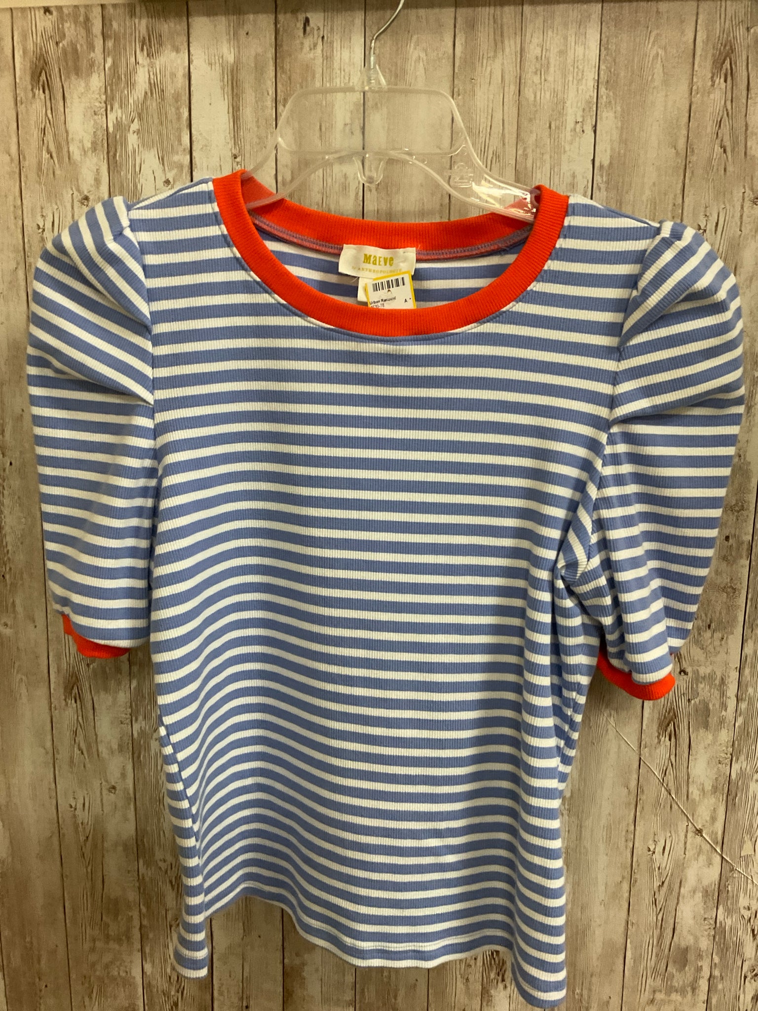 Size M MAEVE BLUE STRIPE Top