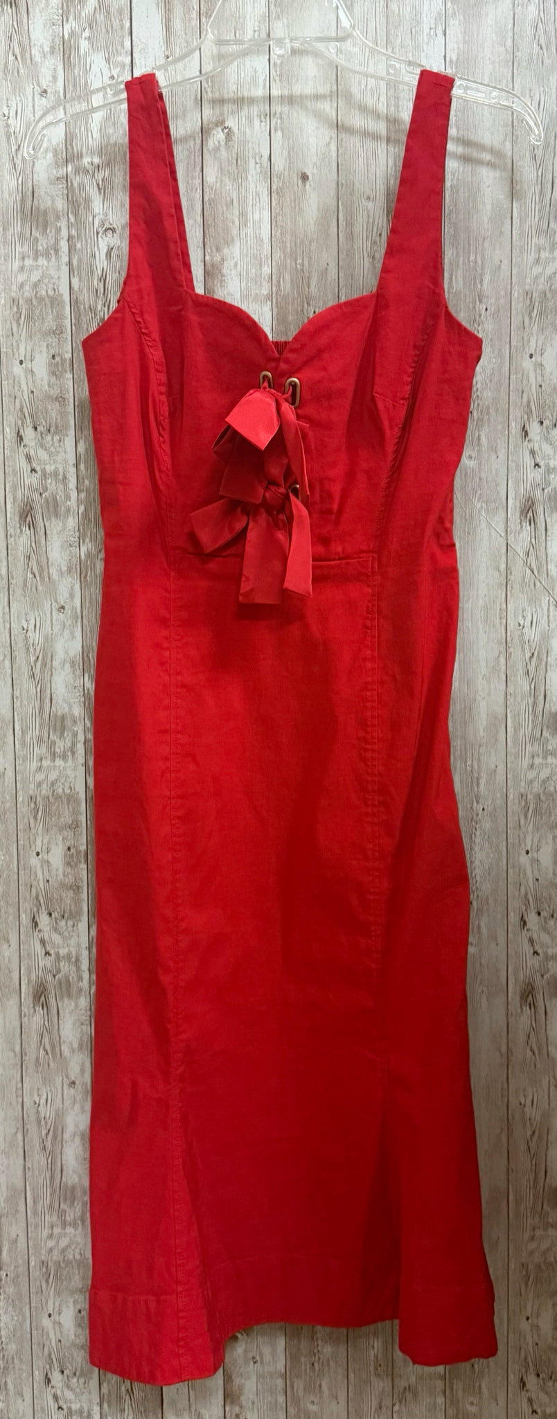 Size 8P ANTHROPOLOGIE Red Dress