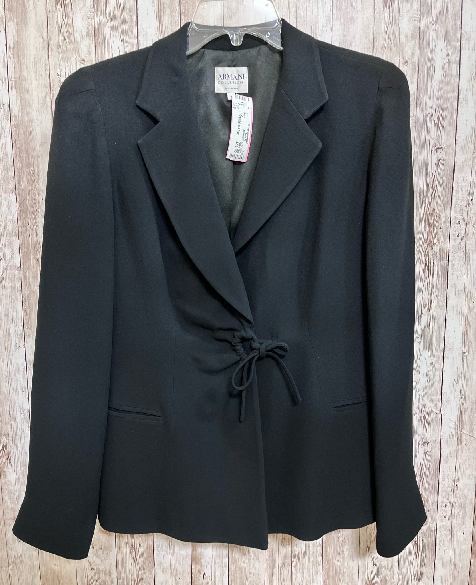 Size 10 ARMANI COLLECTION Black Blazer