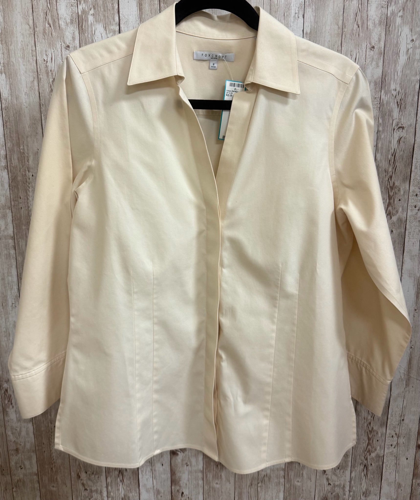 Size 8 FOXCROFT Yellow Blouse