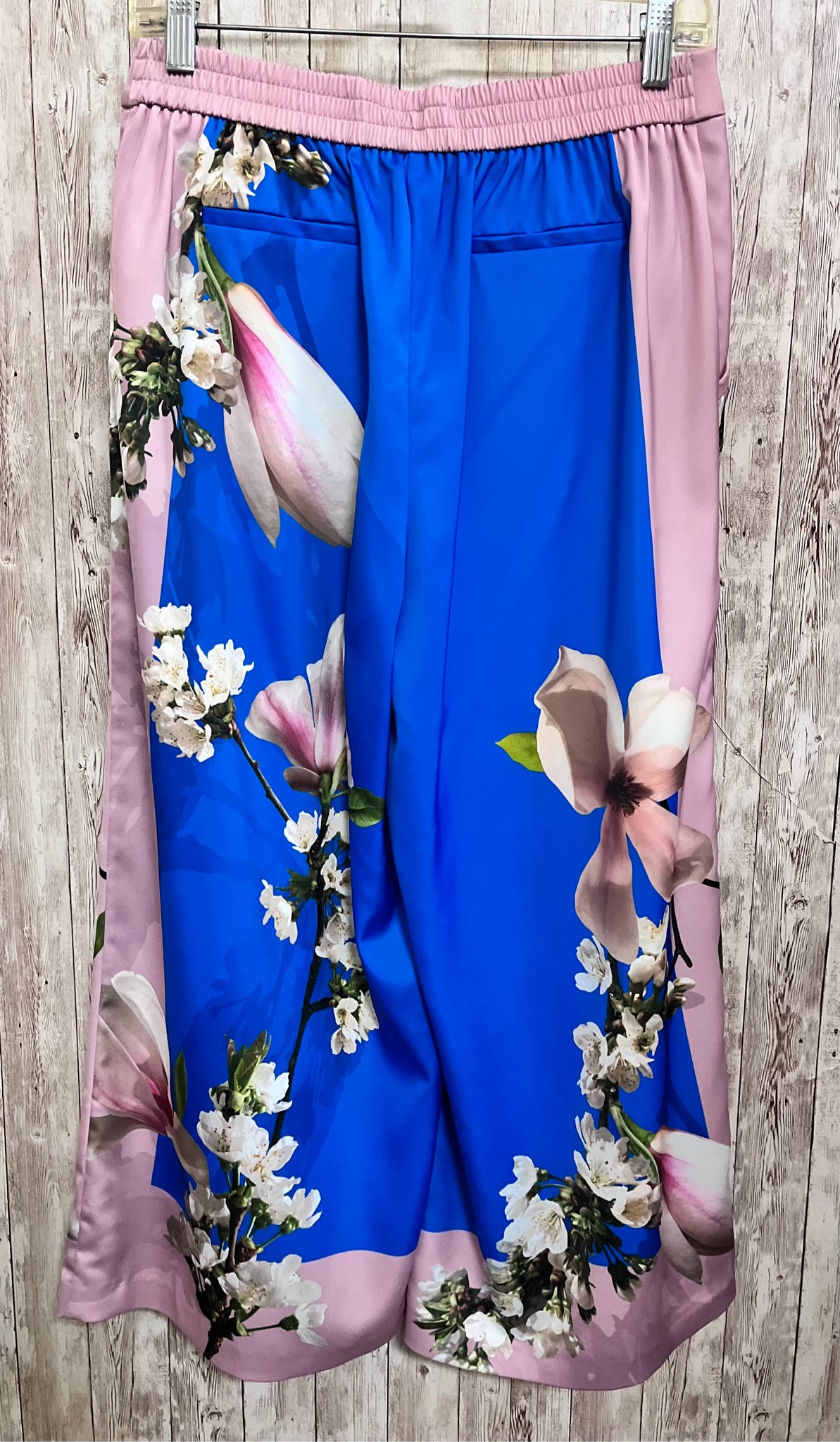 Size M TED BAKER Blue Print Pants