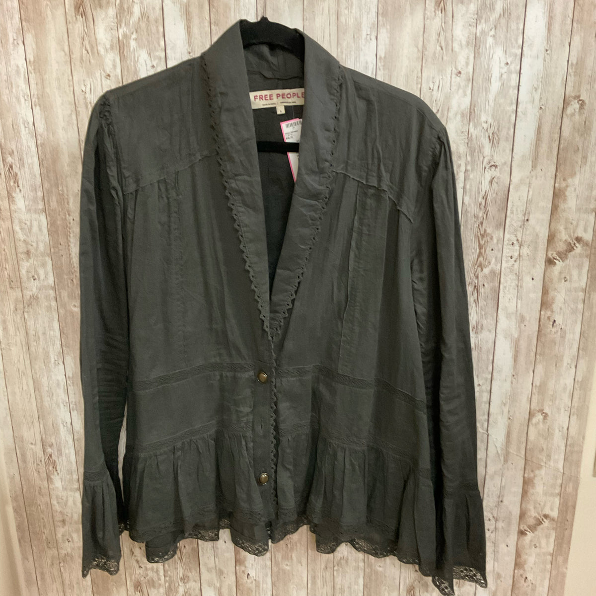 Size S FREE PEOPLE GREY Jacket