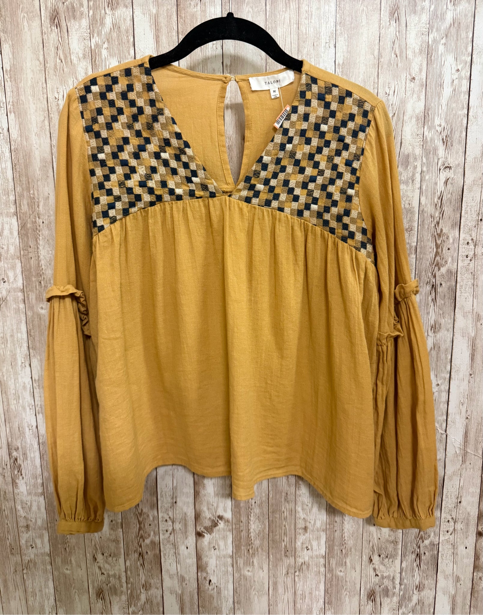Size M TALORA Mustard Top