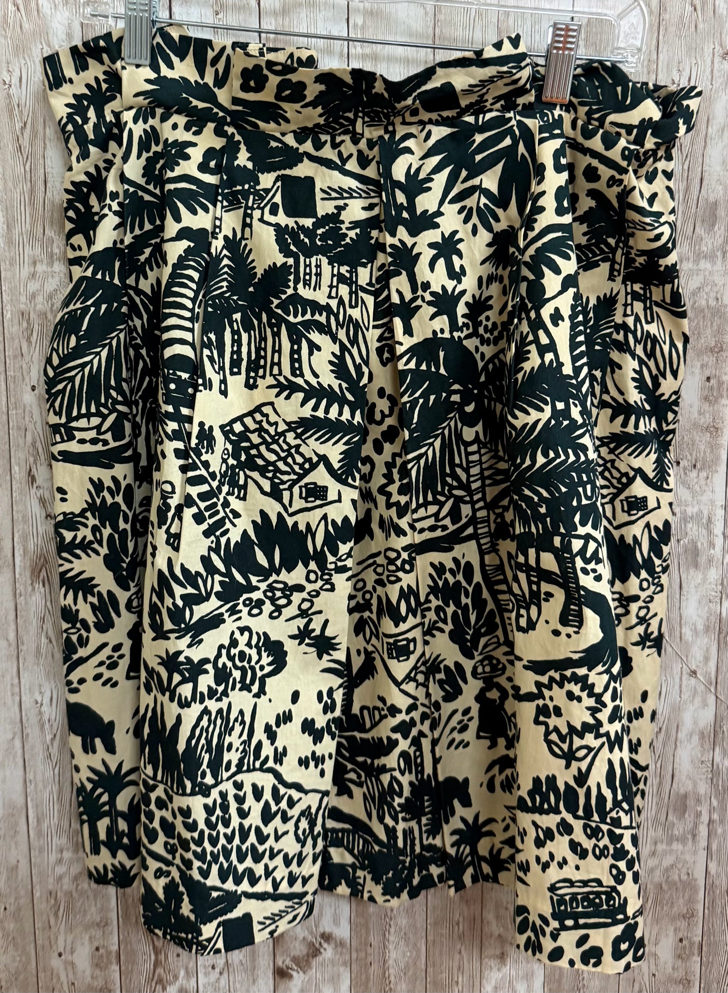 Size 12 COREYLYNN COULTER BLACK AND TAN Skirt