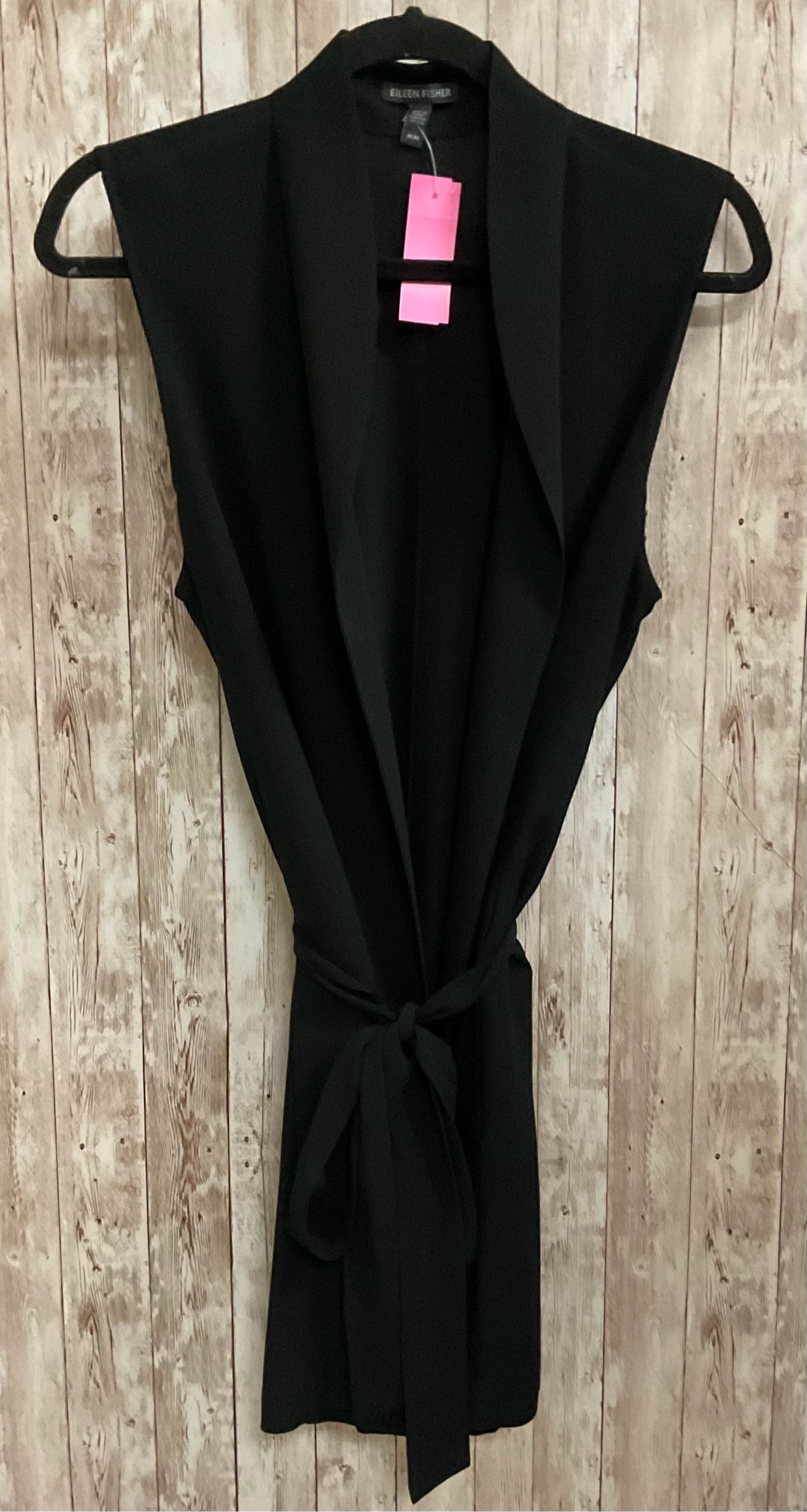 Size M EILEEN FISHER Black Vest