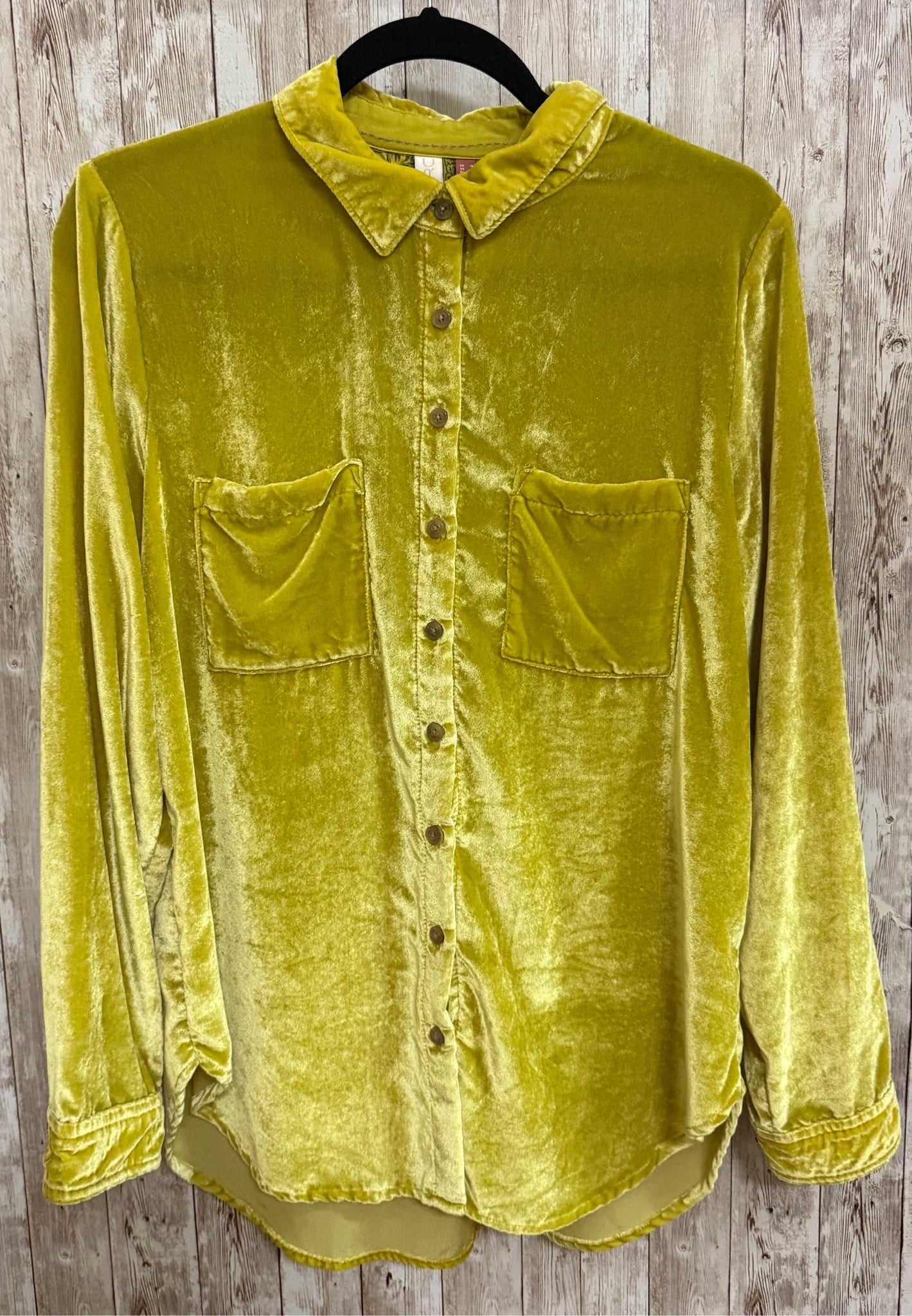 Size 8 PILCRO LIME Top