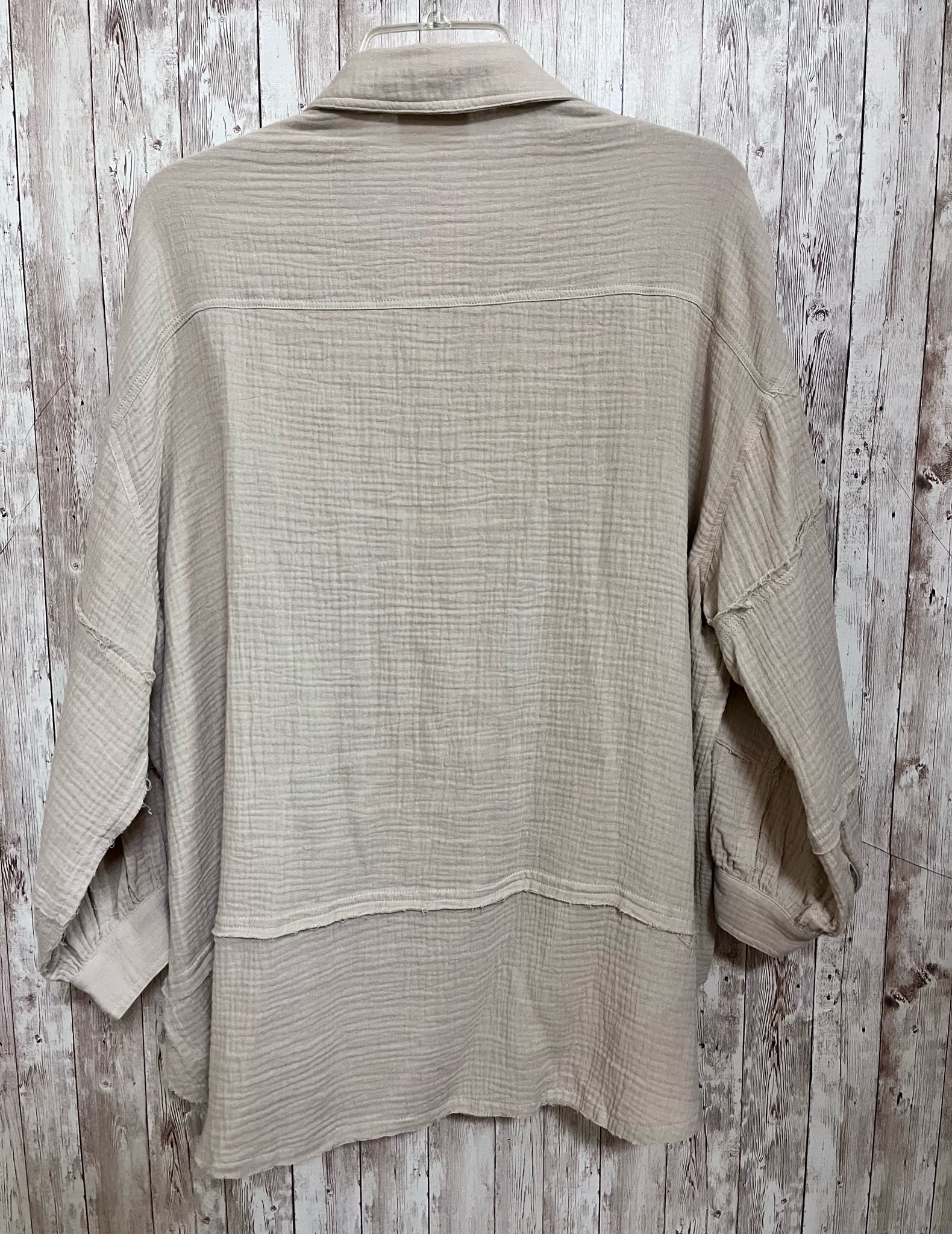 Size L SAND BEFORE YOU Blouse