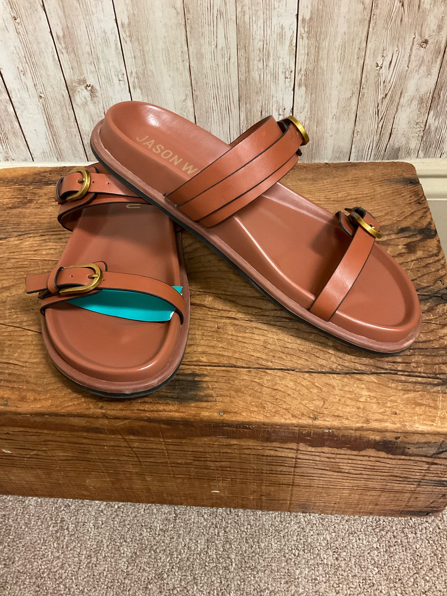 7.5 JASON WU Brown Sandals